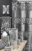 Bathroom Towel Set 3 Piece Towel Bath Towel, Hand Towel and Wash Towel Luxury Contemporary Decor Bling Silver Bath Towel Sets Soft
