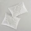 3 Piece Tufted Cotton Chenille Geometric Comforter Set