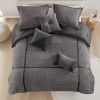 7 Piece Micro Corduroy Comforter Set