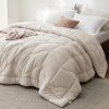 Bedsure Queen Comforter - Comforters Queen Size for All Season, Ultra-Soft Down Alternative & Prewashed Duvet Insert with 4 Tabs - Machine Washable