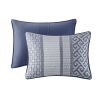 4 Piece Jacquard Quilt Set with Throw Pillow