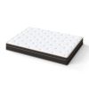 12 Inch Full Mattress, Innerspring Mattress with Black Gold Trim & White Cover - Medium Firm Support, Cooling Breathable Design for Bedroom