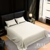 Bedding Full Bed Sheets Set - 4 Piece Bedding - Brushed Microfiber - Shrinkage and Fade Resistant - Easy Care (Full, White)