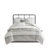 6 Piece Cotton Jacquard Oversized Comforter Set