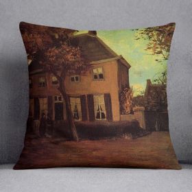 The Vicarage at Nuenen by Van Gogh Cushion (Insert: Without Insert, size: 20" X 20")