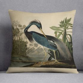 Louisiana Heron by Audubon Cushion (Insert: Without Insert, size: 20" X 20")