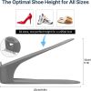 Shoe Slot Organizer 10 Pack, Space-Saving Stackers for Closet, Entryway & Shoe Rack | No Assembly Needed