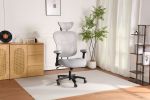 500LBS Big and Tall Office Chair Mesh Breathable, Gaming Chair with Adjustable Backrest Height & Headrest Angle & Adaptive Lumbar Lupport