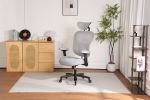 500LBS Big and Tall Office Chair Mesh Breathable, Gaming Chair with Adjustable Backrest Height & Headrest Angle & Adaptive Lumbar Lupport