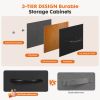 48IN Dresser For Bedroom With 5 Fabric Drawers Nightstand Wardrobe Steel Frame Closet For Clothes Storage Cabinet Furniture